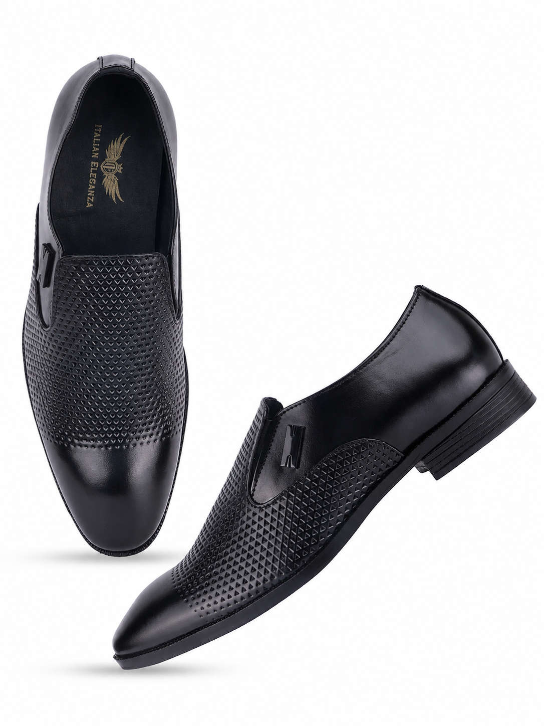 Stylish Genuine Leather Solid Loafer for Men | Black