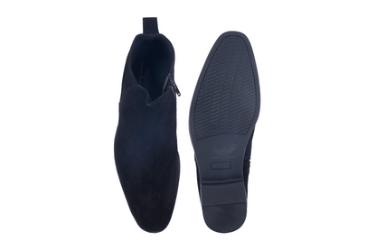 Comfortable Genuine Suede Leather Solid Boot for Men