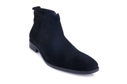 Comfortable Genuine Suede Leather Solid Boot for Men