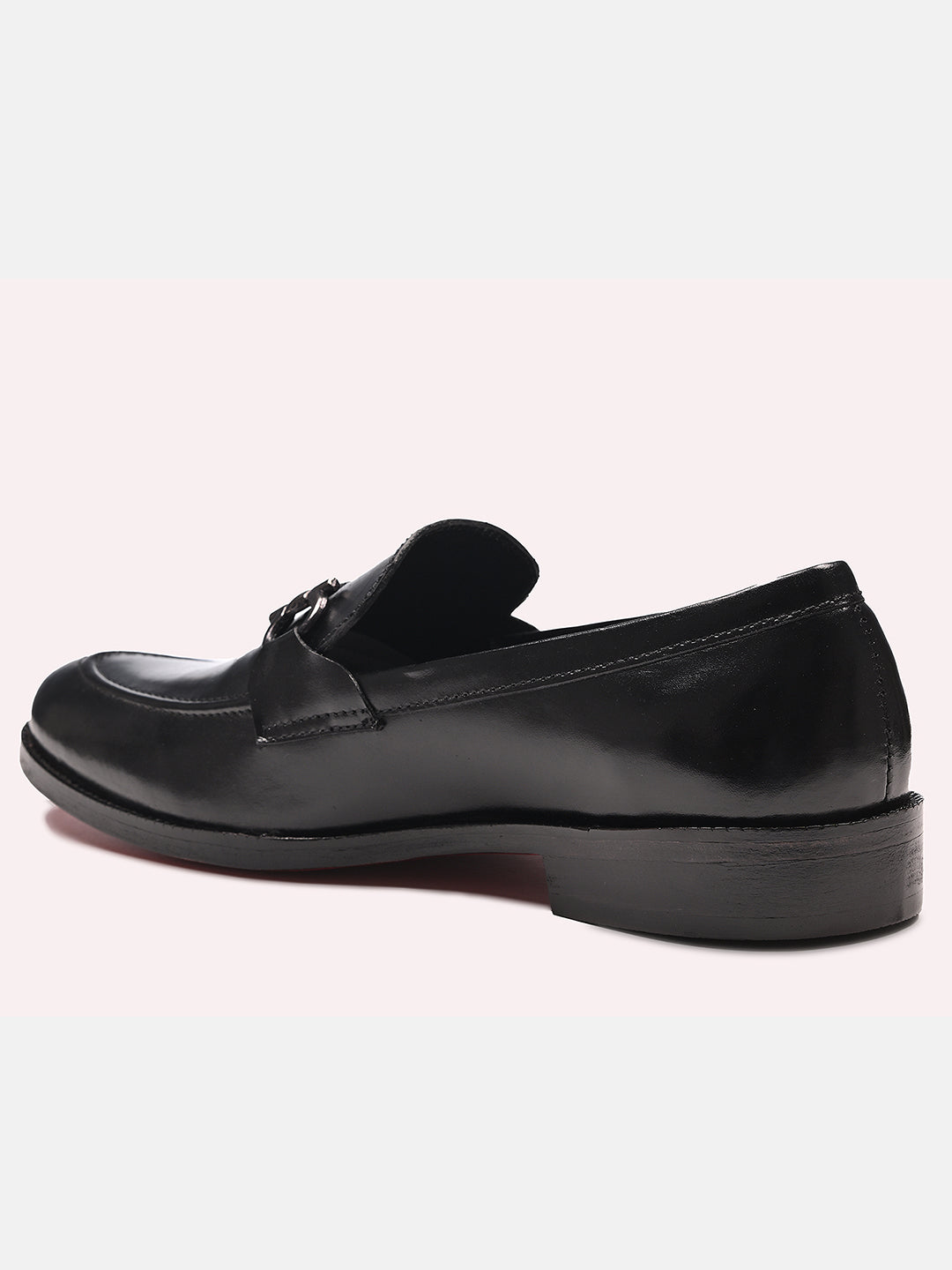 Stylish Leather Horsebit Loafers | Black