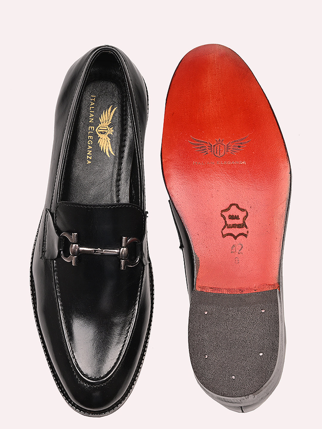 Stylish Leather Horsebit Loafers | Black