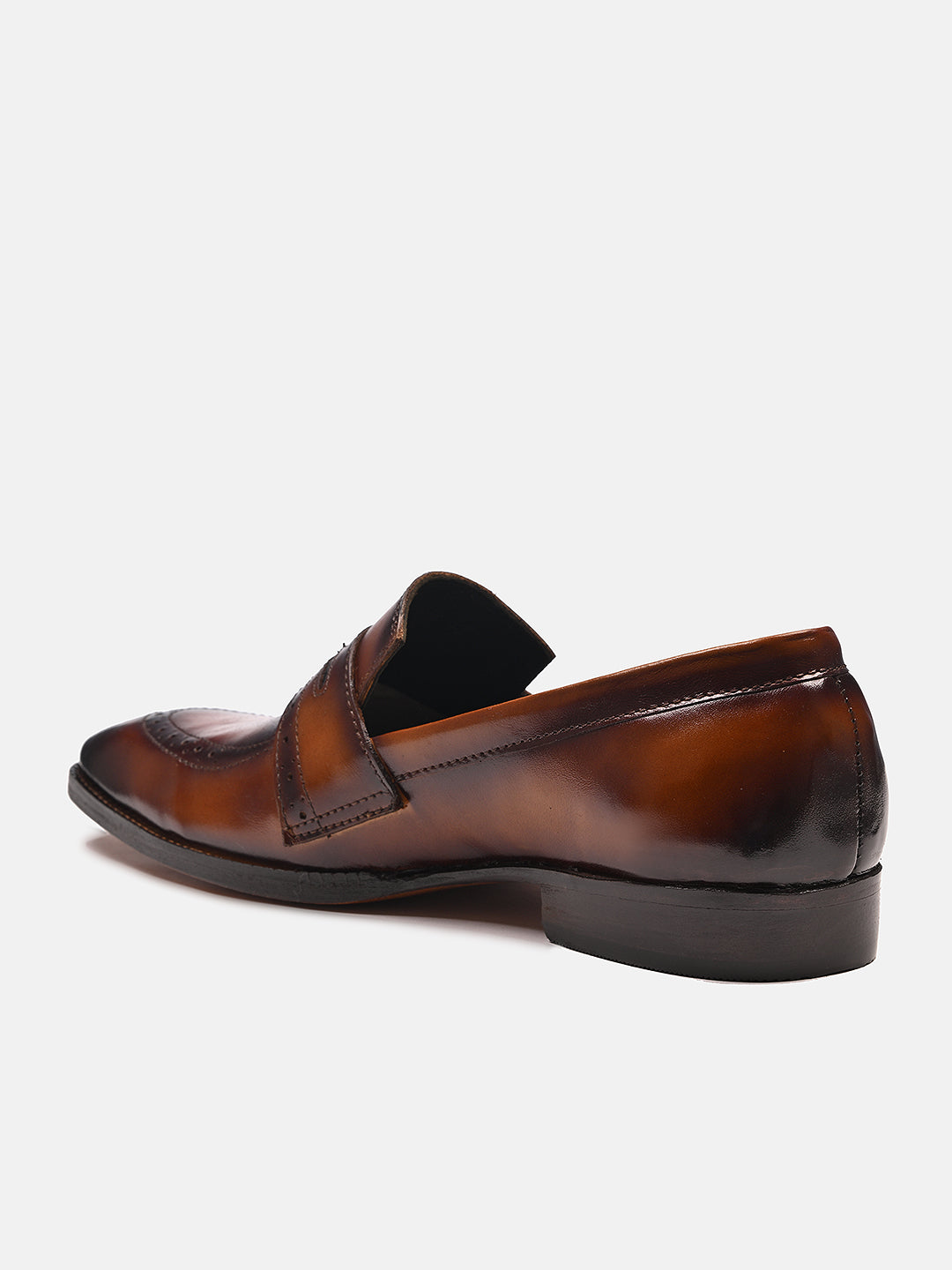 Attractive Leather Penny Loafers | Tan