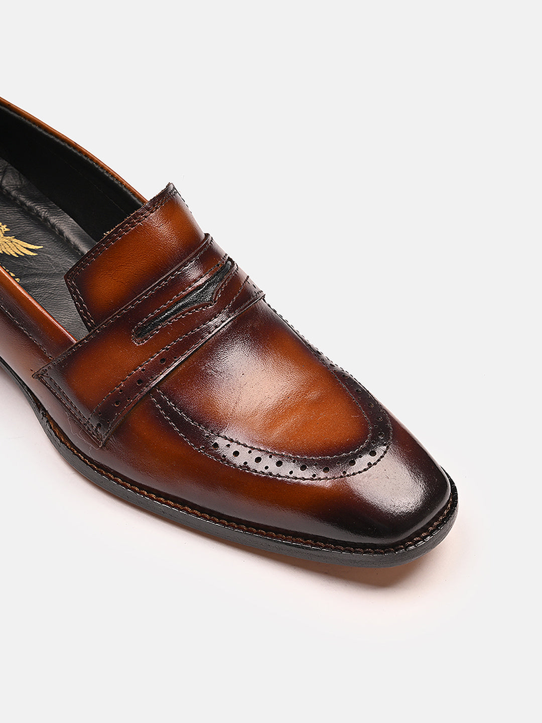 Attractive Leather Penny Loafers | Tan