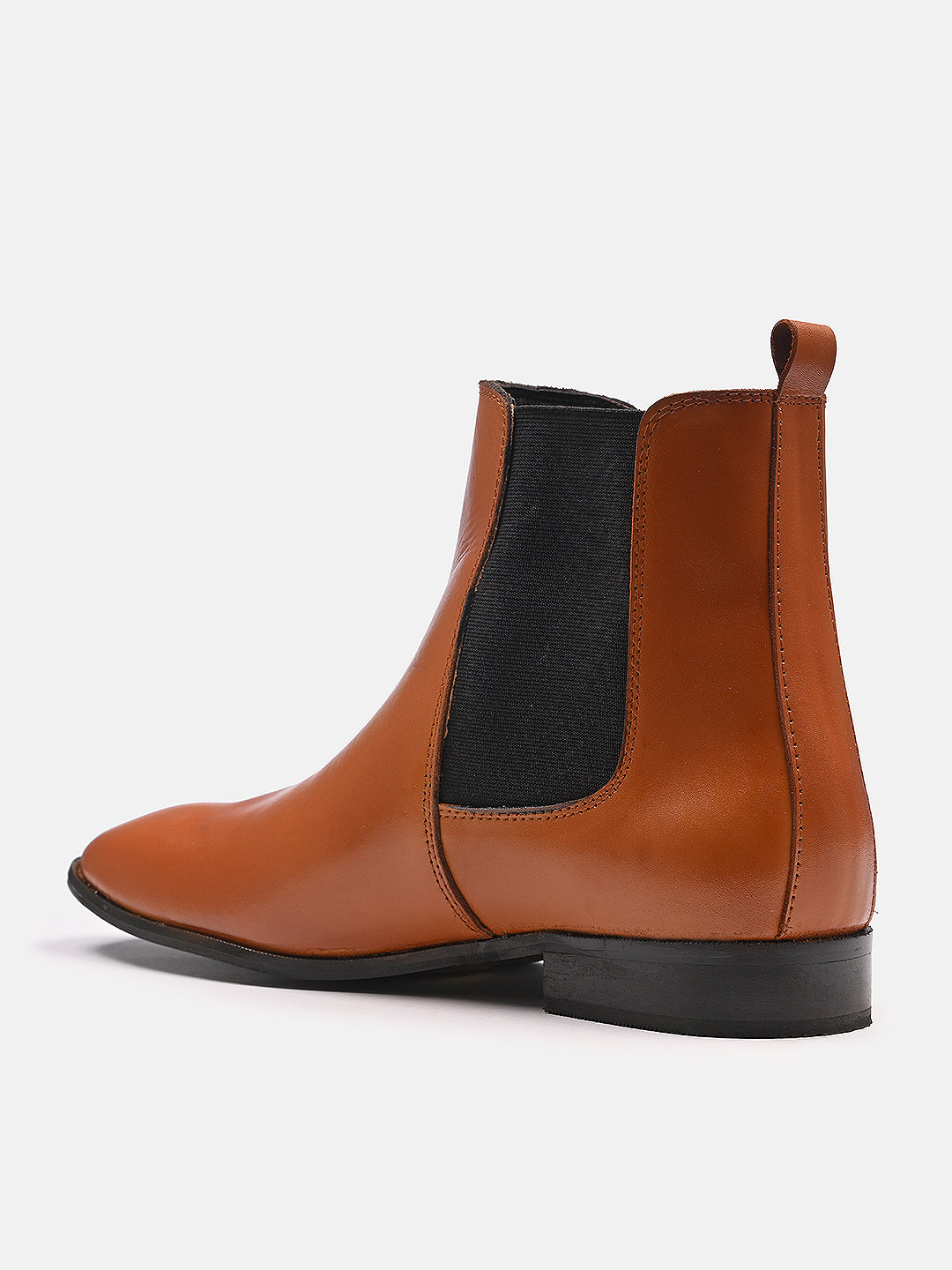 Stylish Chelsea Leather Boots | Tan