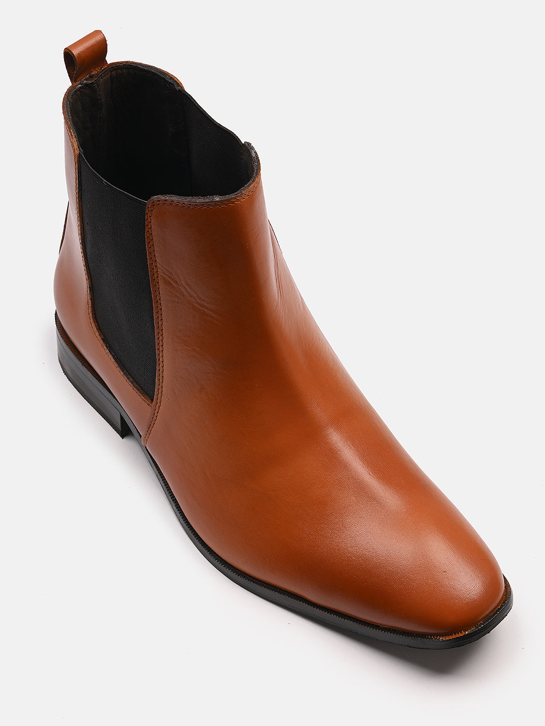 Stylish Chelsea Leather Boots | Tan