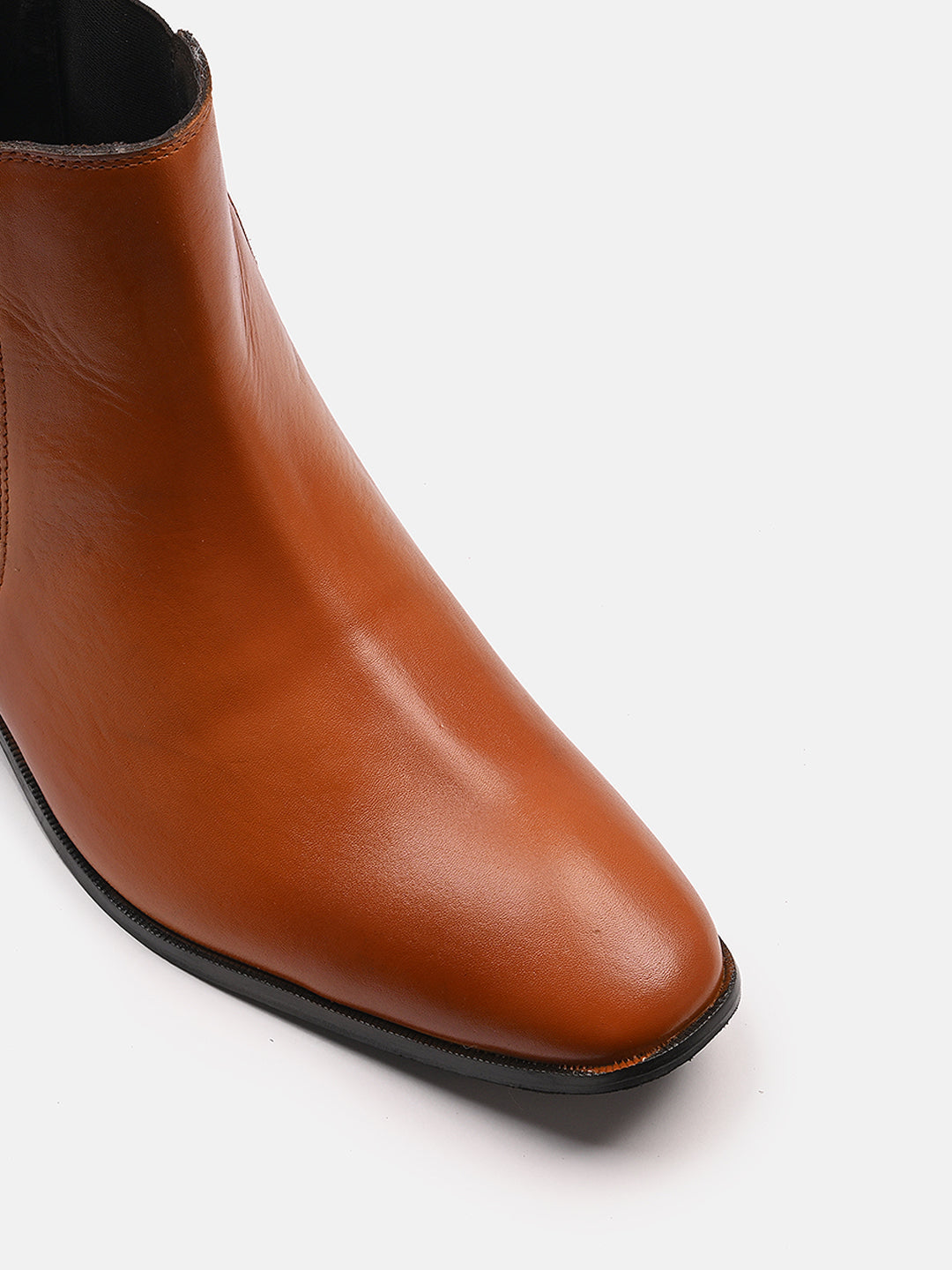 Stylish Chelsea Leather Boots | Tan