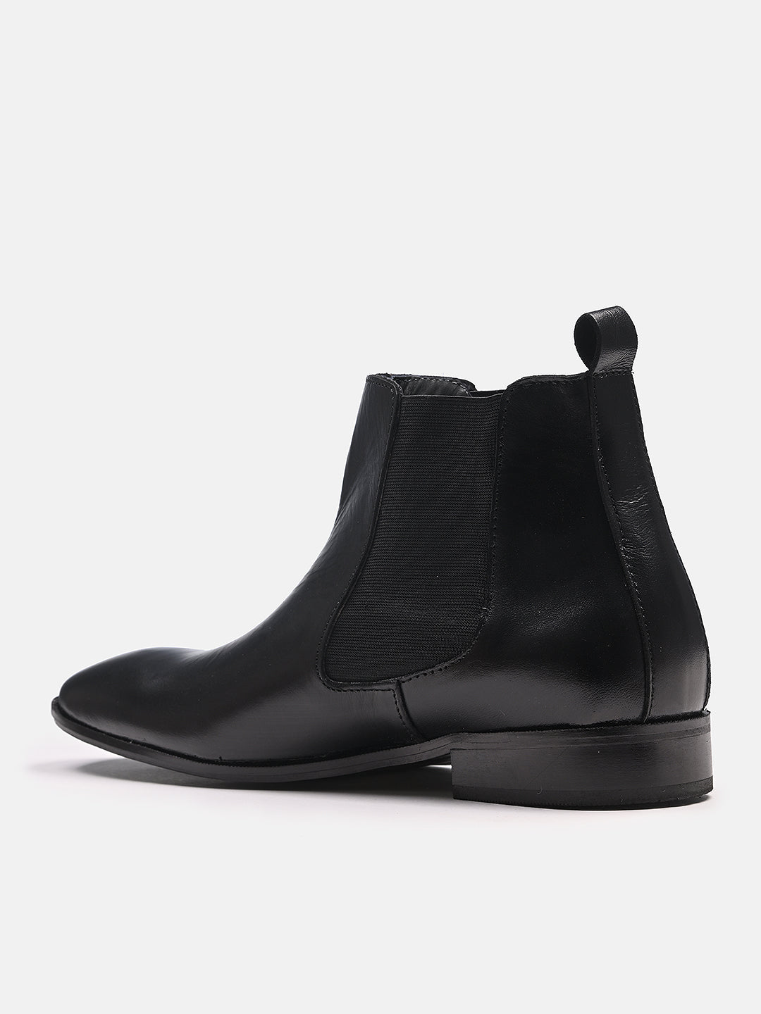Attractive Chelsea Leather Boots | Black
