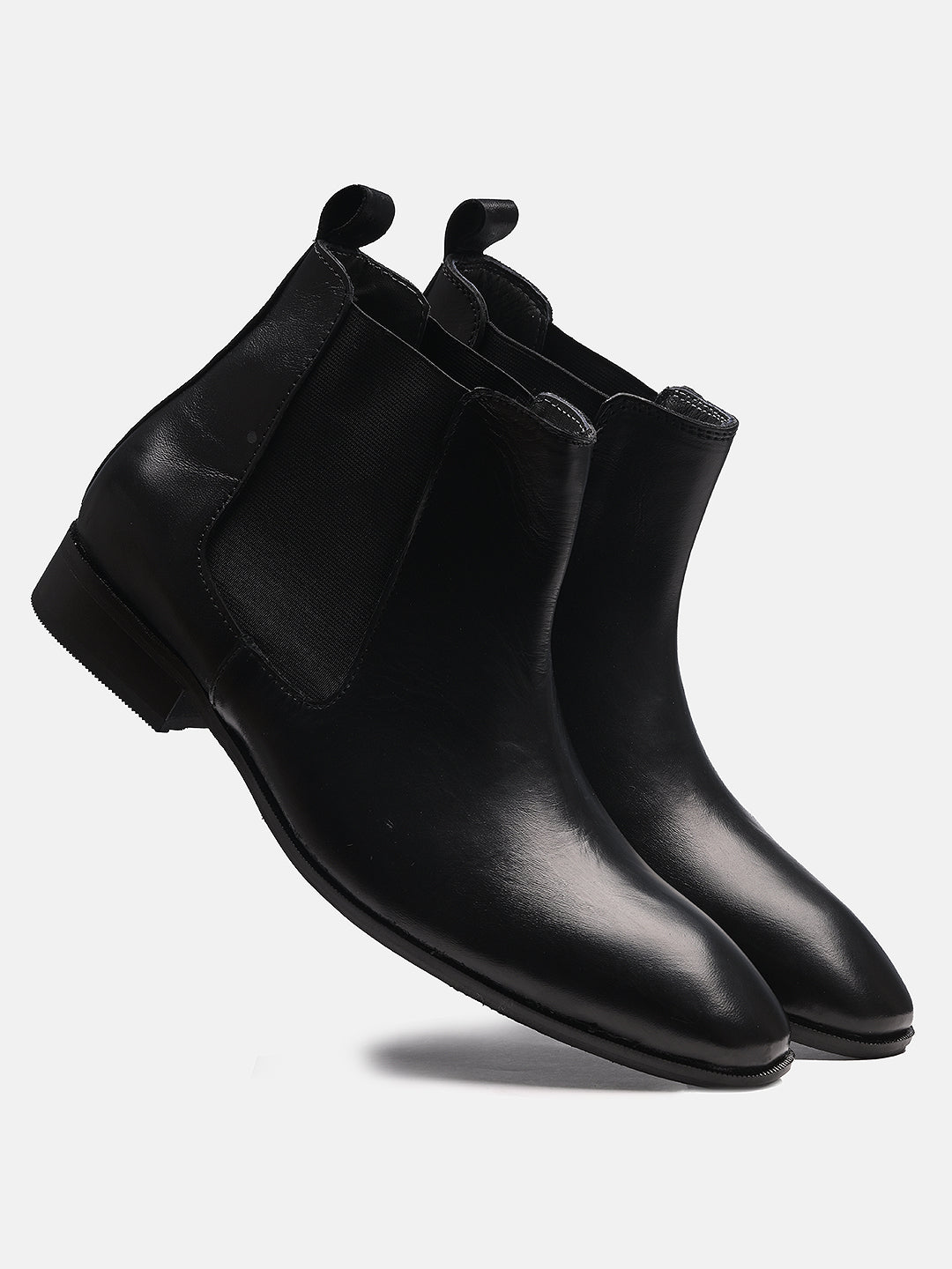 Attractive Chelsea Leather Boots | Black