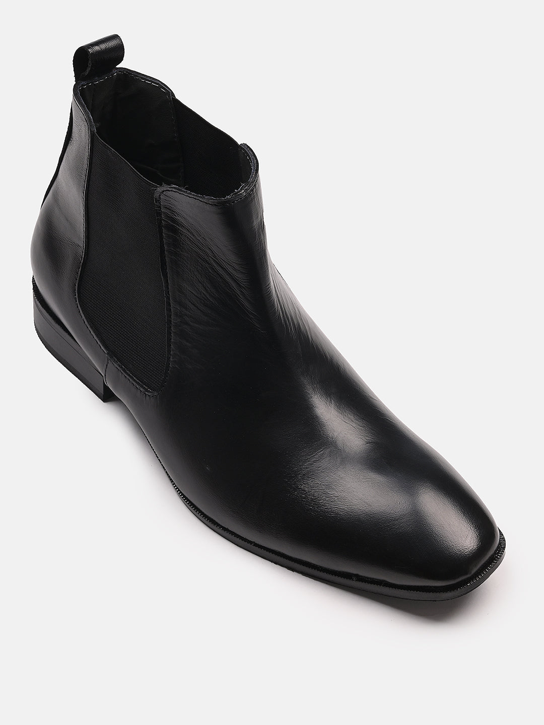 Attractive Chelsea Leather Boots | Black