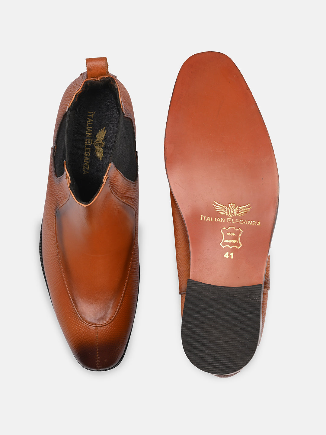Comfortable Designer Leather Chelsea Boots