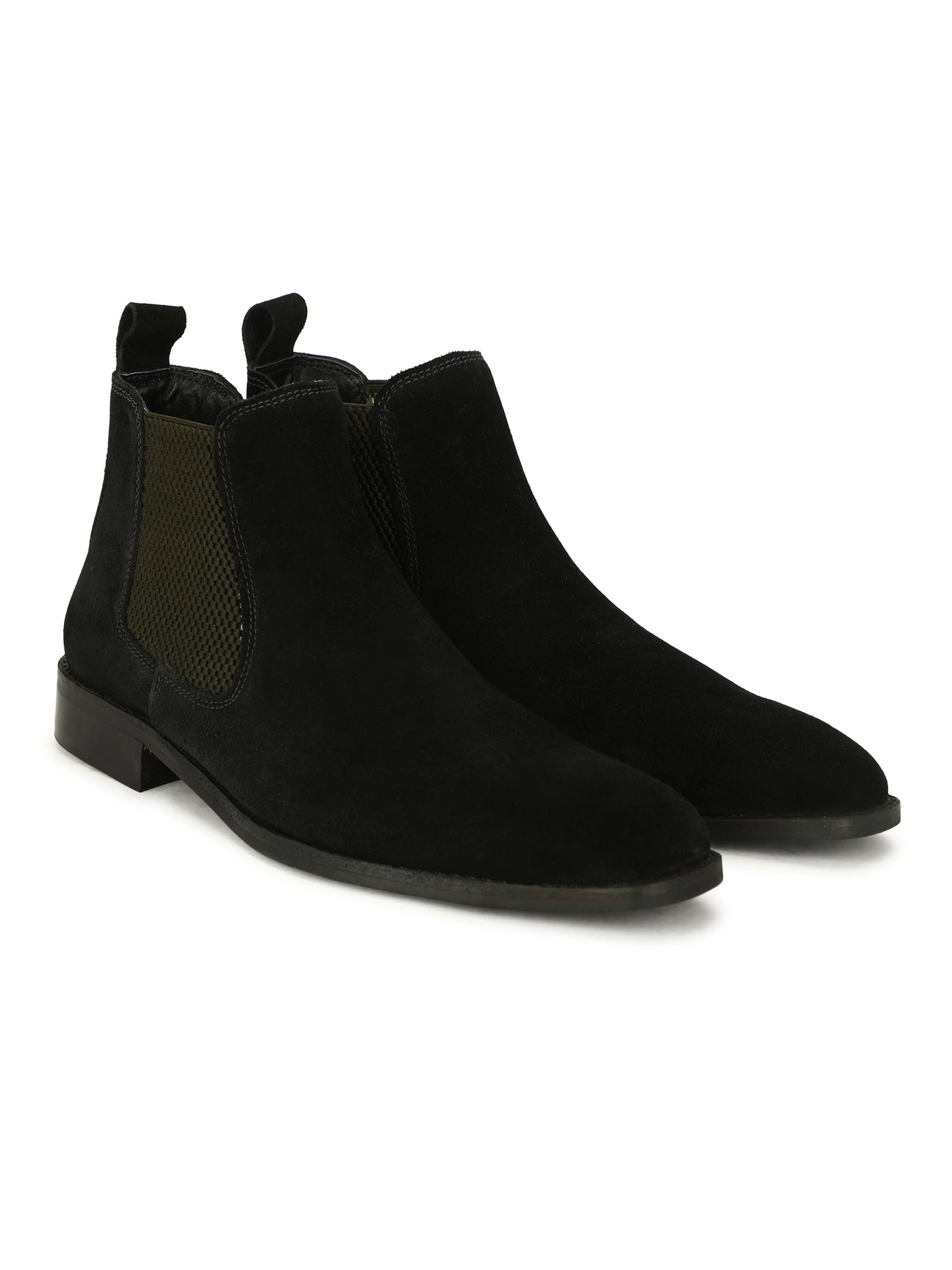 Genuine Suede Leather Chelsea Boots