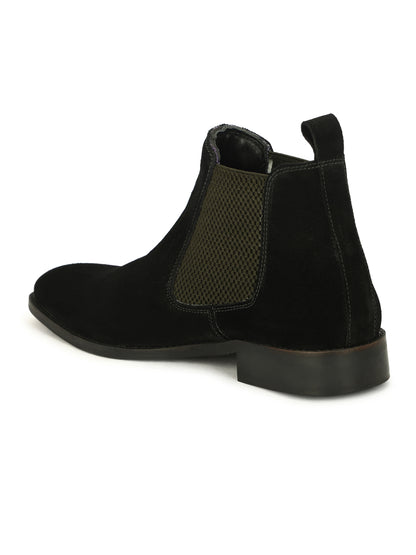 Genuine Suede Leather Chelsea Boots